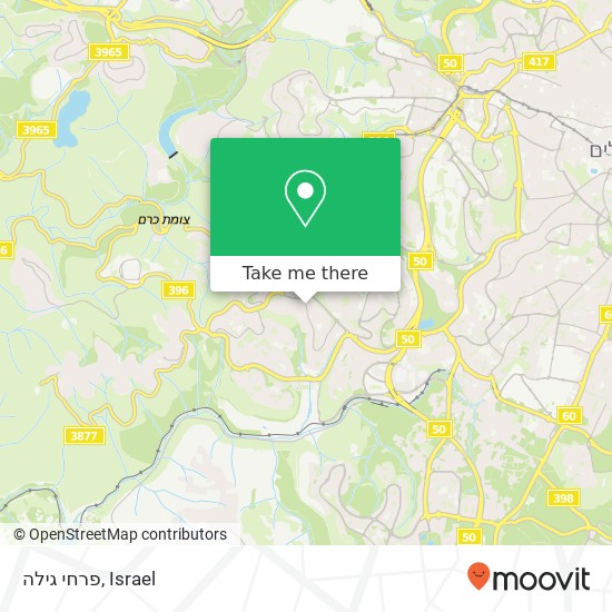 פרחי גילה map