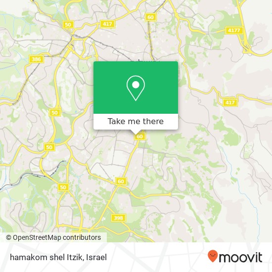 hamakom shel Itzik map