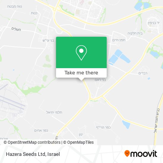 Hazera Seeds Ltd map