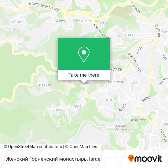Женский Горненский монастырь map