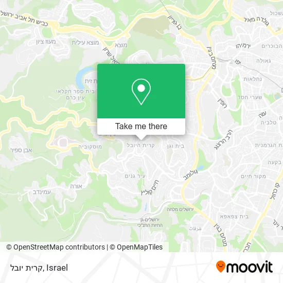 Карта קרית יובל