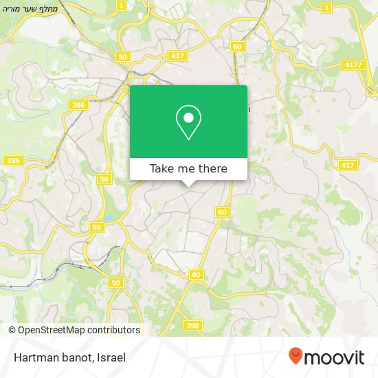 Hartman banot map