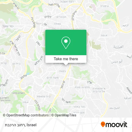 Карта רחוב הרכבת