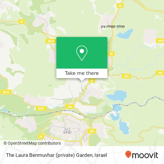 The Laura Benmuvhar (private) Garden map