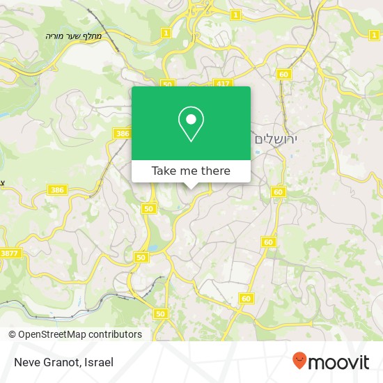 Neve Granot map