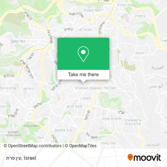 Карта עין פרת
