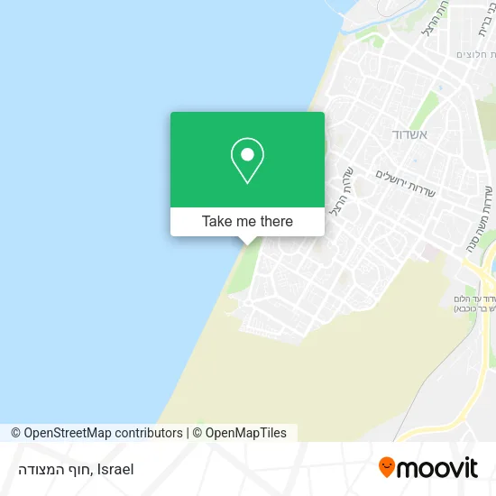 Карта חוף המצודה