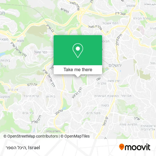 Карта היכל הספר