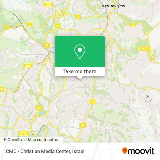 CMC - Christian Media Center map