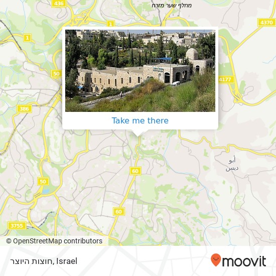 חוצות היוצר map