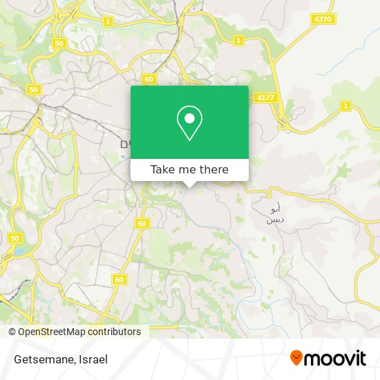 Карта Getsemane