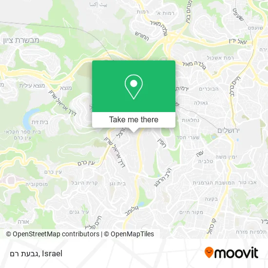 Карта גבעת רם