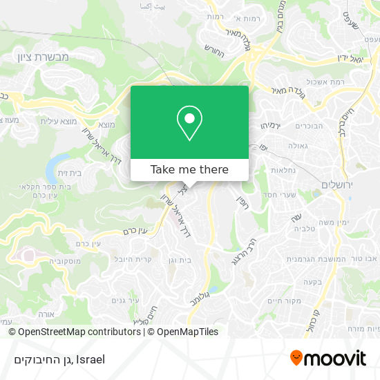 גן החיבוקים map