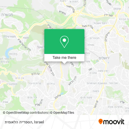 הספרייה הלאומית map