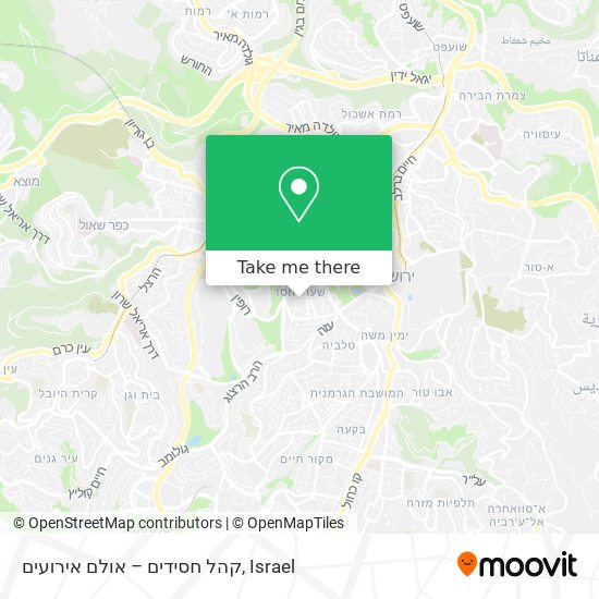 קהל חסידים – אולם אירועים map