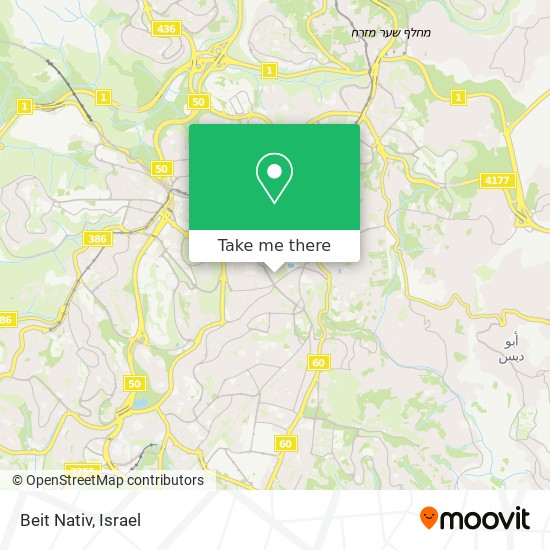 Beit Nativ map