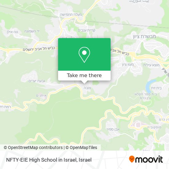 NFTY-EIE High School in Israel map