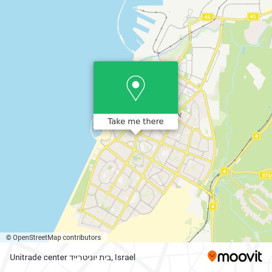 Unitrade center בית יוניטרייד map