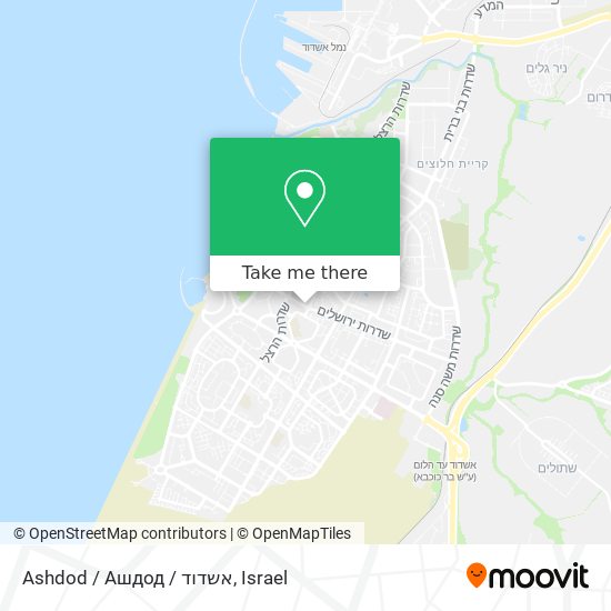 Карта Ashdod / Ашдод / אשדוד
