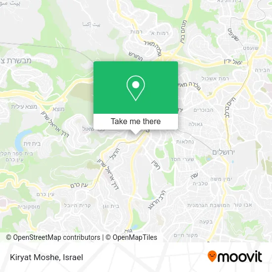 Карта Kiryat Moshe