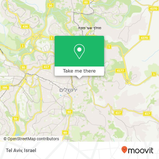 Tel Aviv map