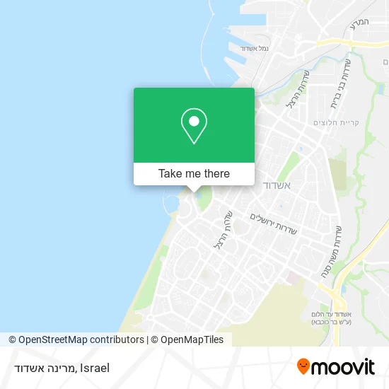 Карта מרינה אשדוד