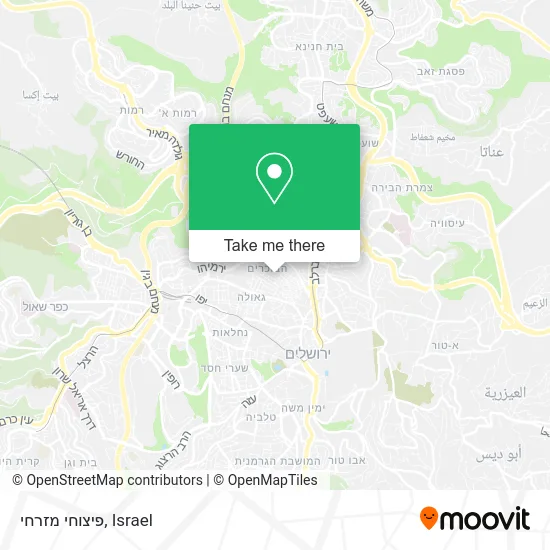 Карта פיצוחי מזרחי