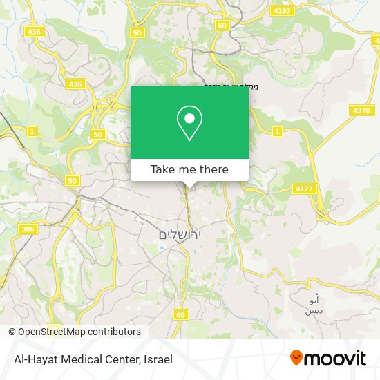 Al-Hayat Medical Center map