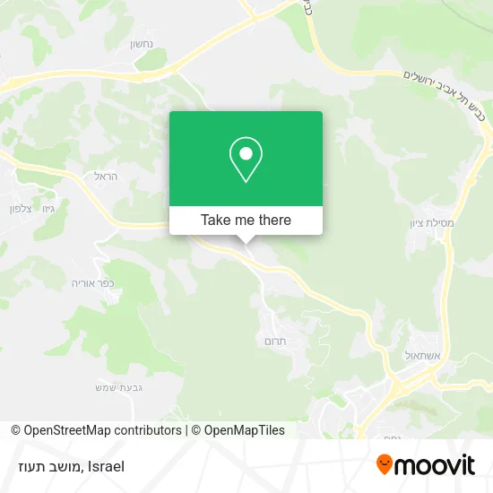 Карта מושב תעוז