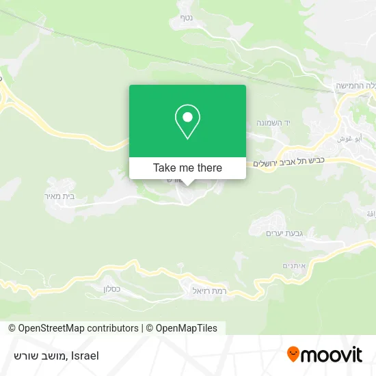 Карта מושב שורש