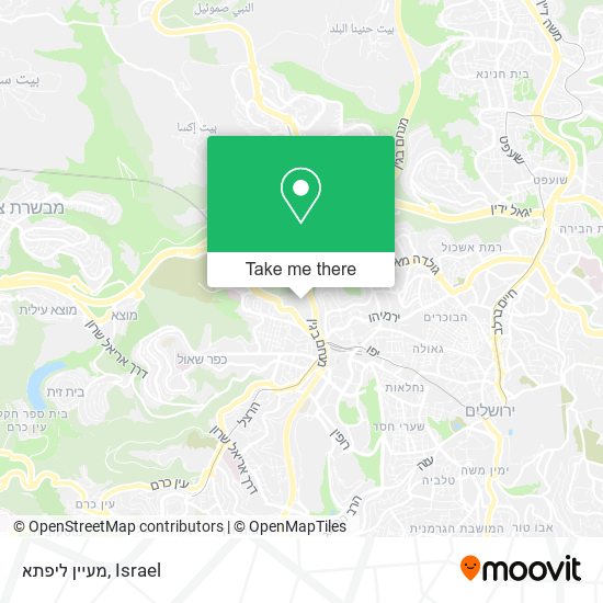 מעיין ליפתא map