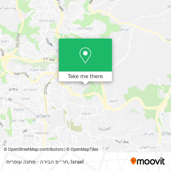 חר״פ הבירה - מחנה עופרית map