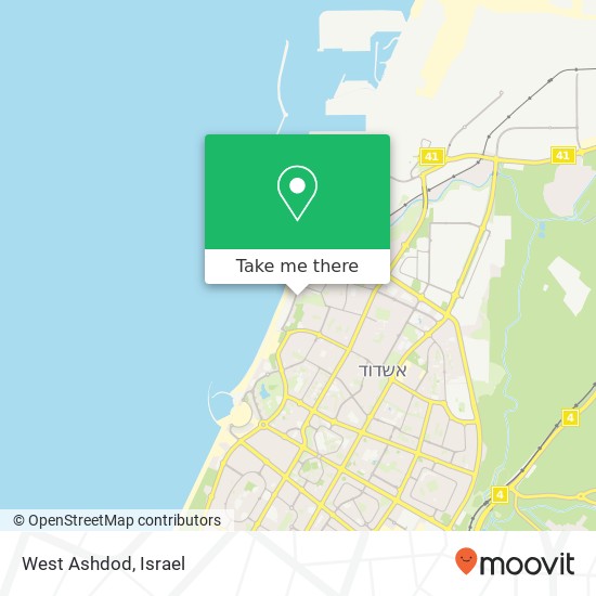 Карта West Ashdod