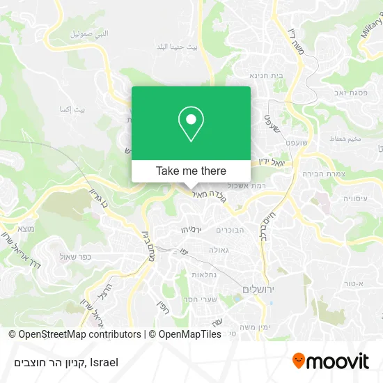 Карта קניון הר חוצבים