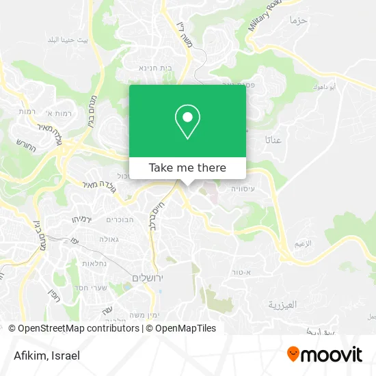Afikim map
