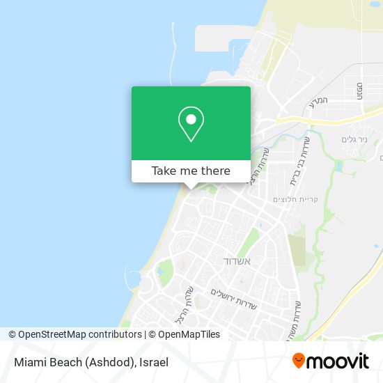 Карта Miami Beach (Ashdod)