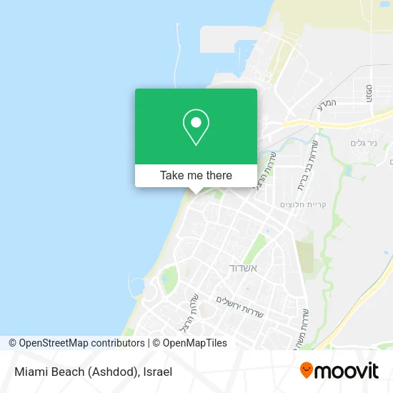 Карта Miami Beach (Ashdod)