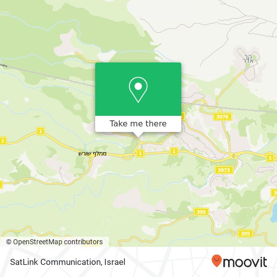 SatLink Communication map