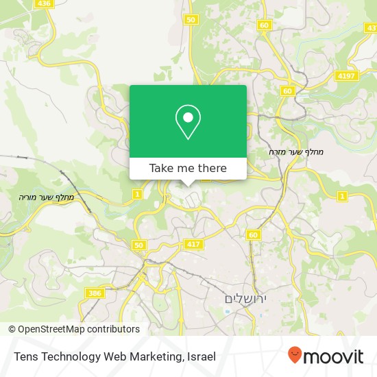 Tens Technology Web Marketing map