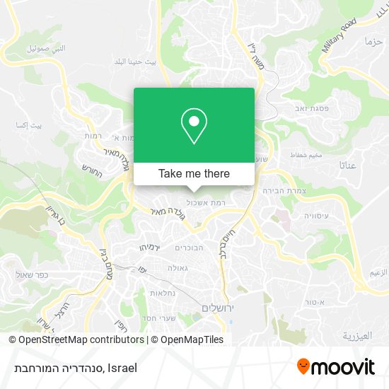 סנהדריה המורחבת map