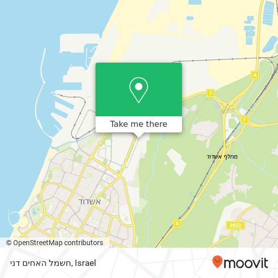 חשמל האחים דני map