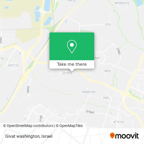 Givat washington map