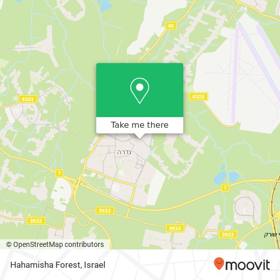 Hahamisha Forest map