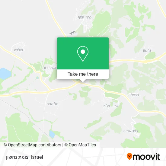 Карта צומת נחשון