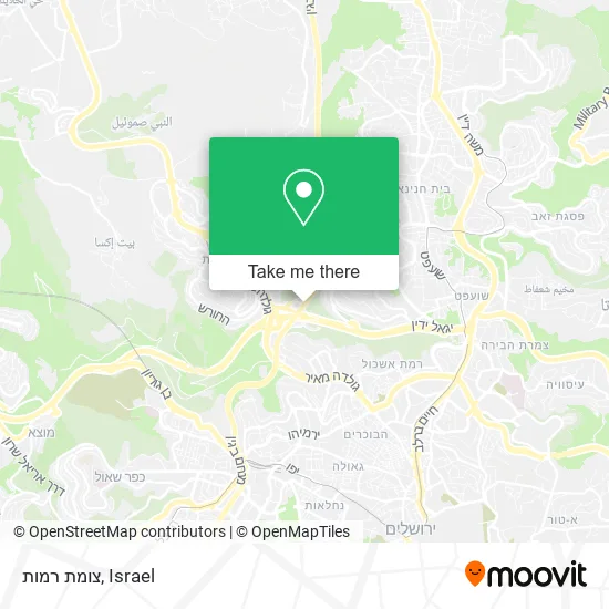 Карта צומת רמות