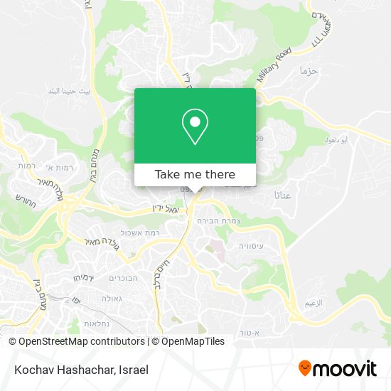Карта Kochav Hashachar