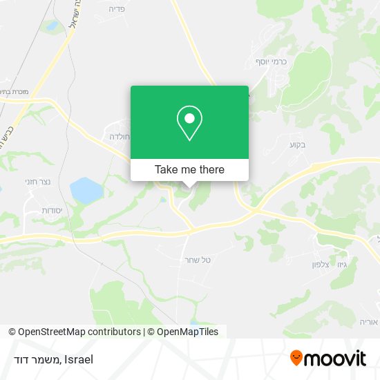 משמר דוד map