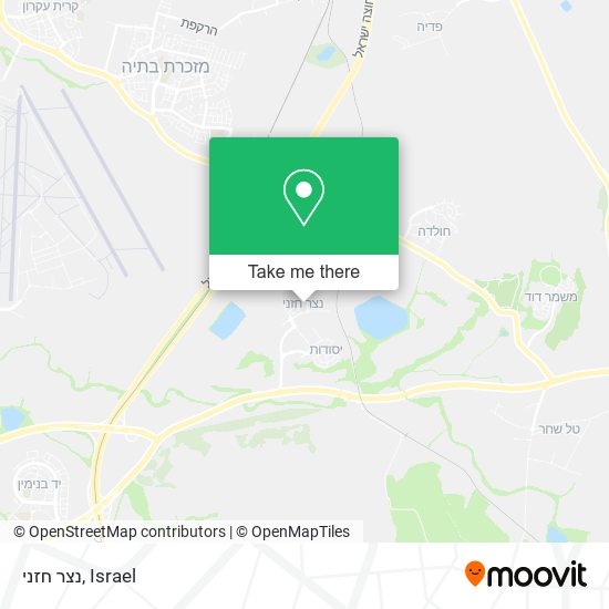 נצר חזני map