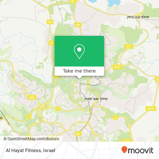 Al Hayat Fitness map