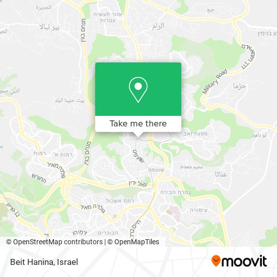 Карта Beit Hanina